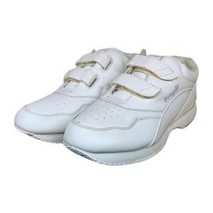 Propet Tour Walker Women's Shoes White Leather Walking Sneakers Strap Size 9.5 B